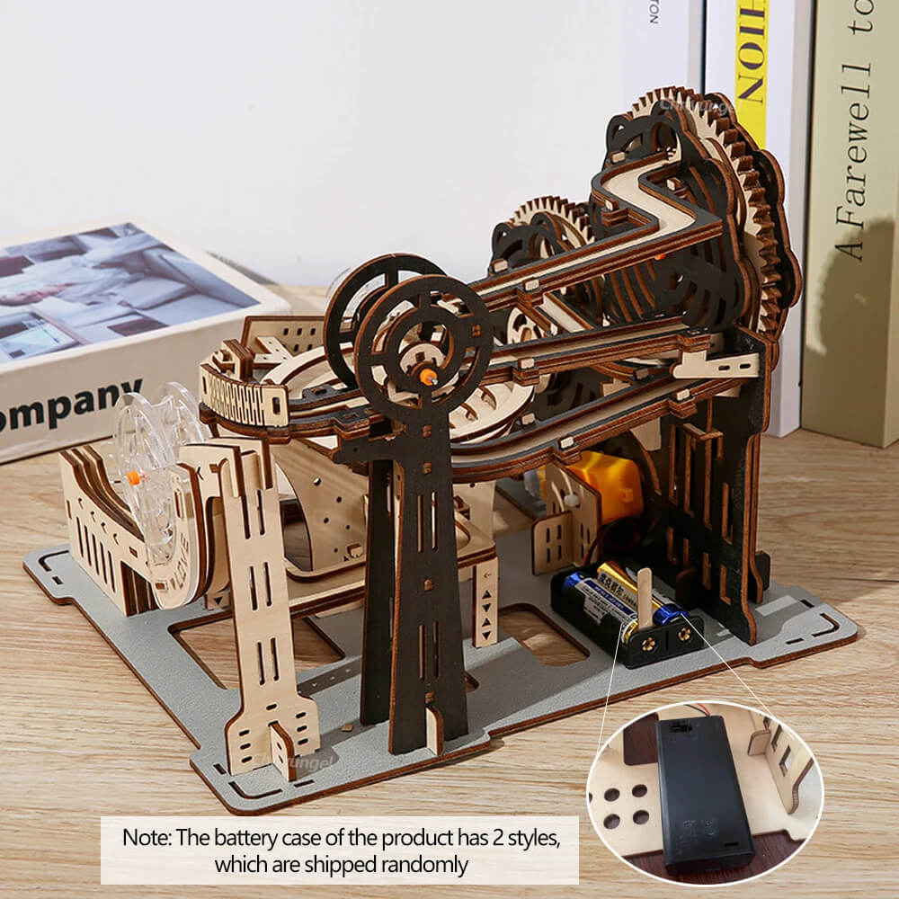 Electric Marble Run Model 3D Wooden Puzzle Kit