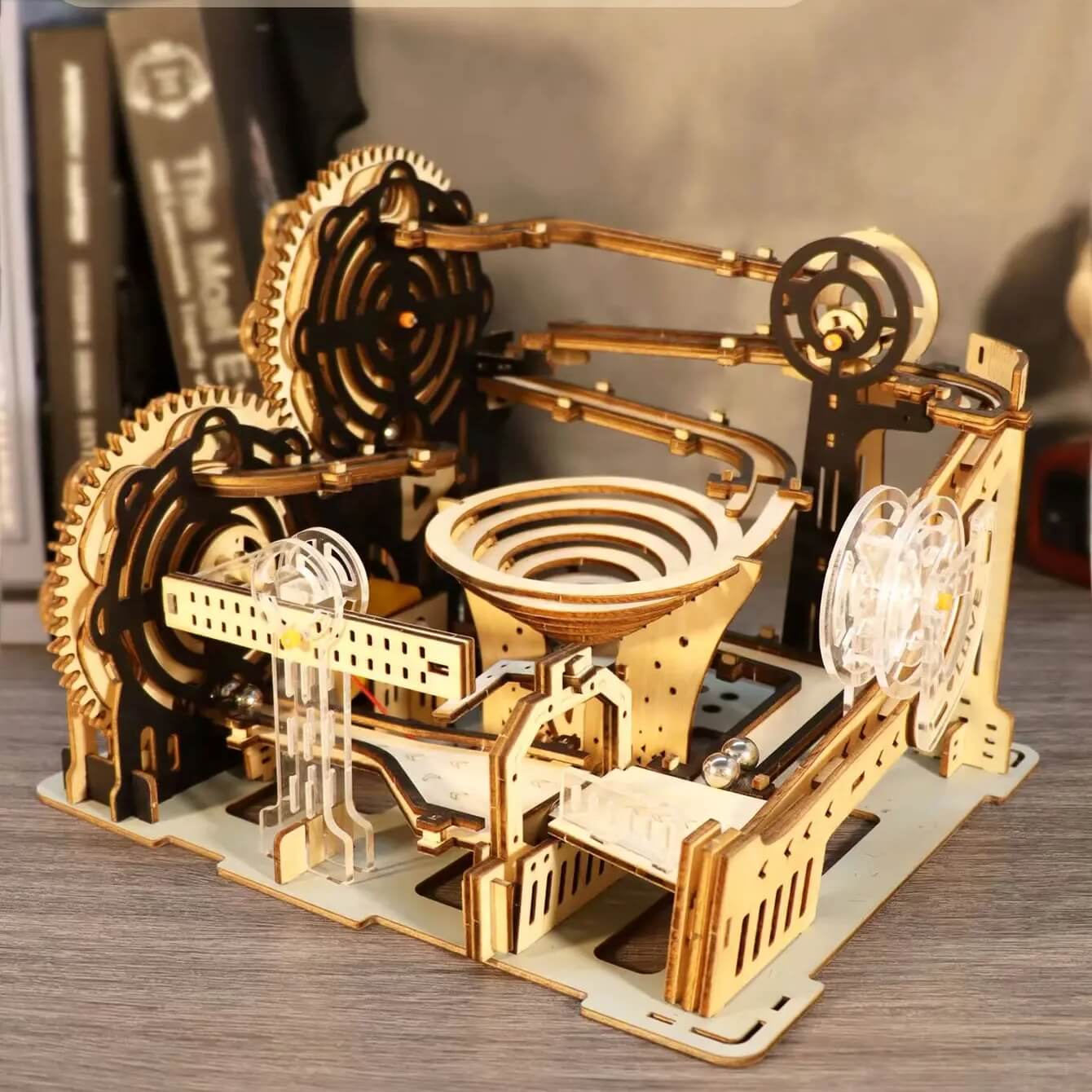 Electric Marble Run Model 3D Wooden Puzzle Kit
