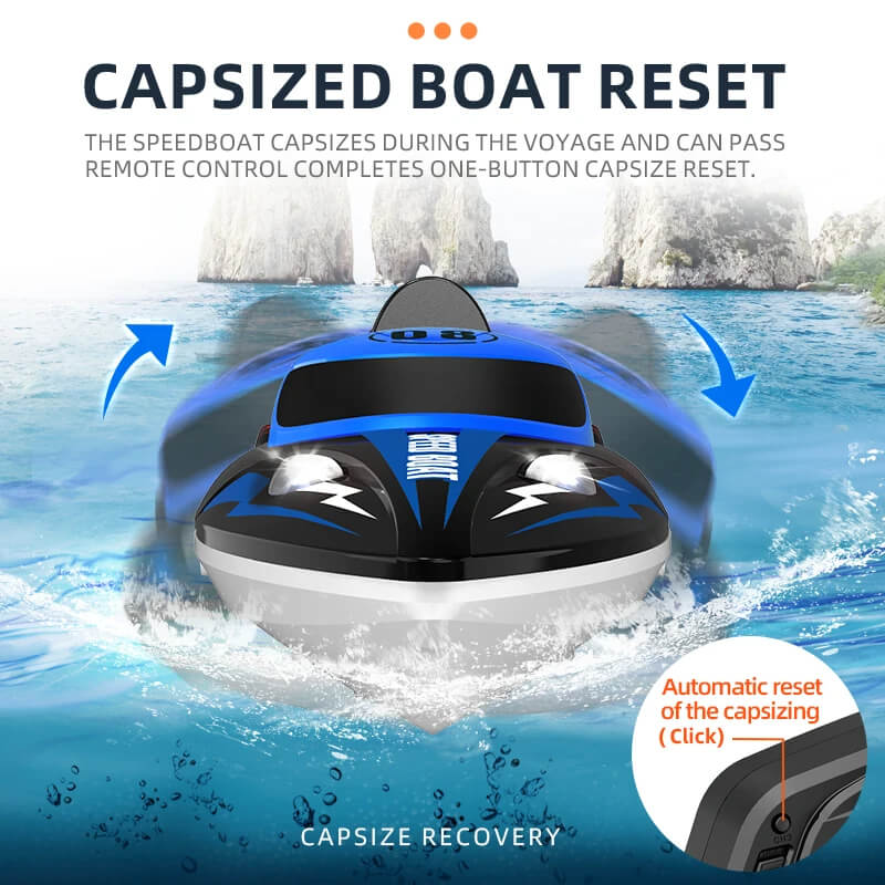 HJ808 25km/h High-Speed RC Boat