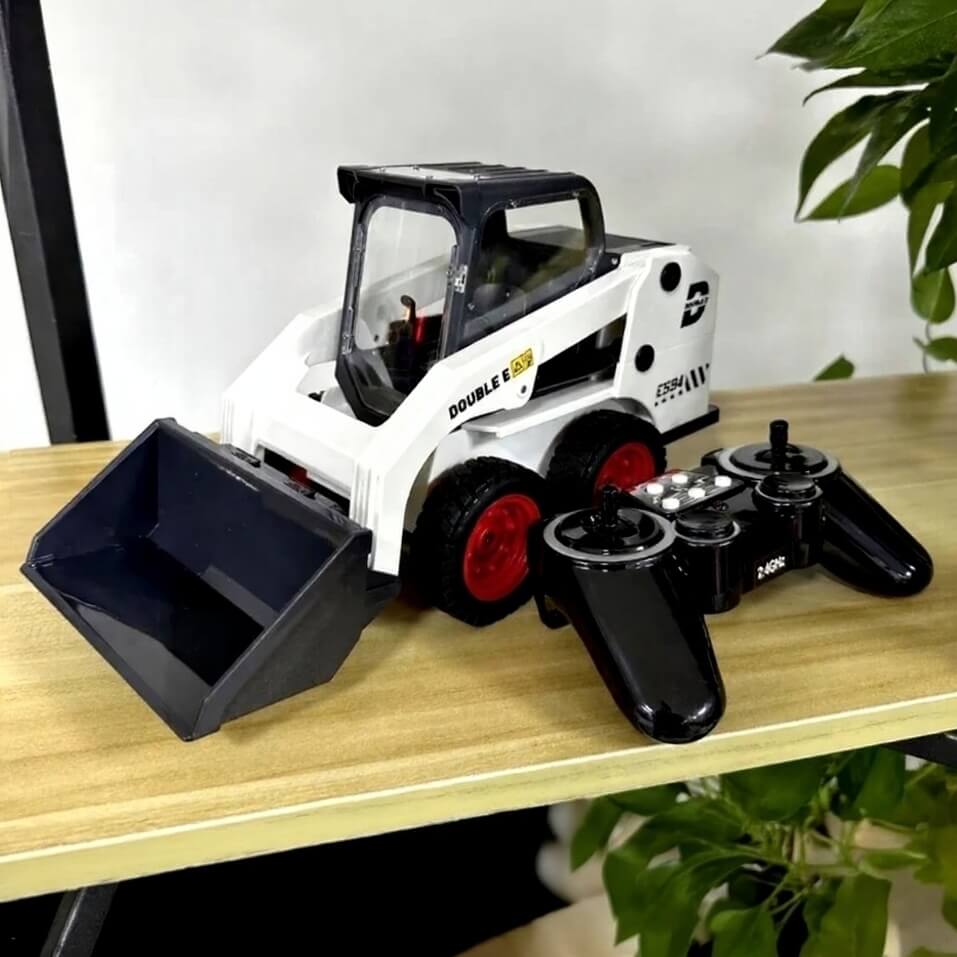 RC 1:14 Mini Excavator Skid Steer Loader
