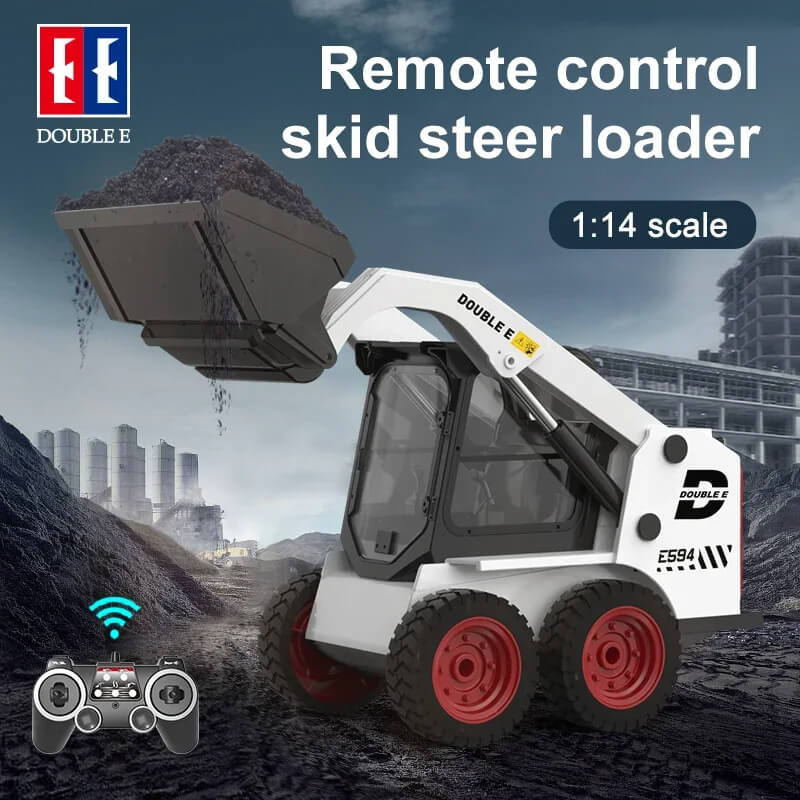 RC 1:14 Mini Excavator Skid Steer Loader