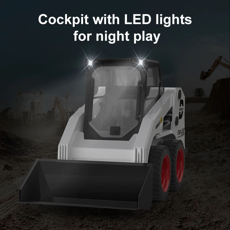 RC 1:14 Mini Excavator Skid Steer Loader
