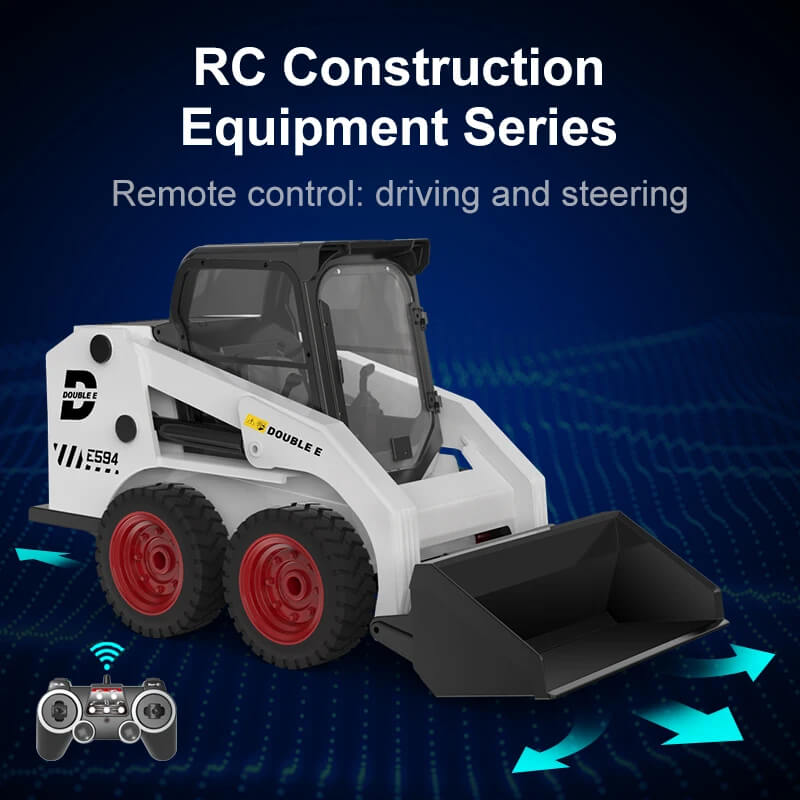 RC 1:14 Mini Excavator Skid Steer Loader