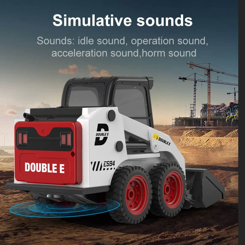 RC 1:14 Mini Excavator Skid Steer Loader