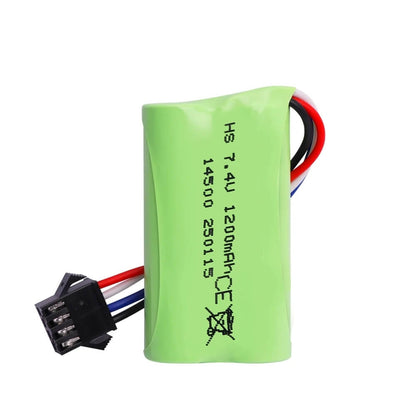 14500 7.4V 1200mAh Battery with SM-4P Plug