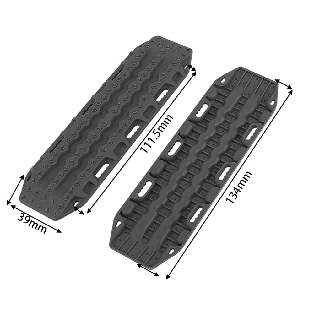 2x Plastic Recovery Tracks for 1/10 RC Rock Crawler