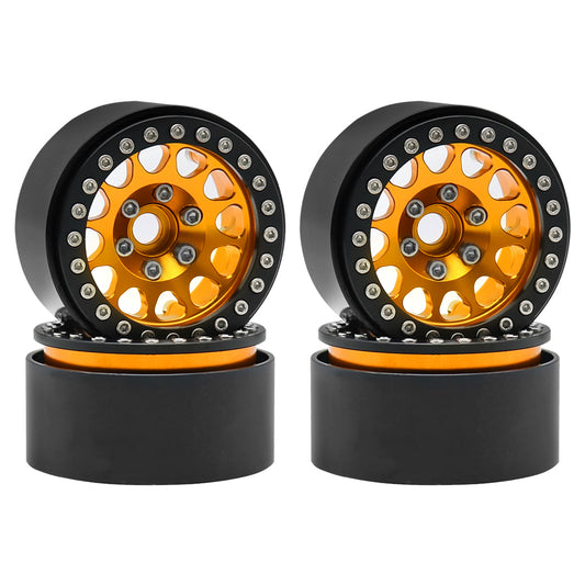 Metal Bead lock 1.9inch Wheel Rims for 1/10 RC Rock Crawler