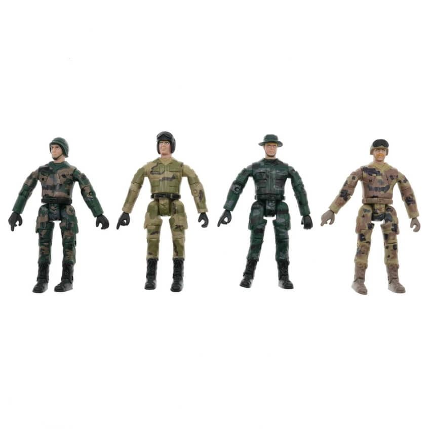 4-Piece Scale Driver Figure Set for 1/12 and 1/16 RC Crawlers