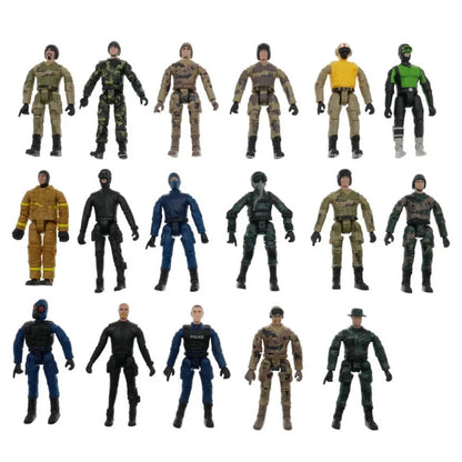 4-Piece Scale Driver Figure Set for 1/12 and 1/16 RC Crawlers