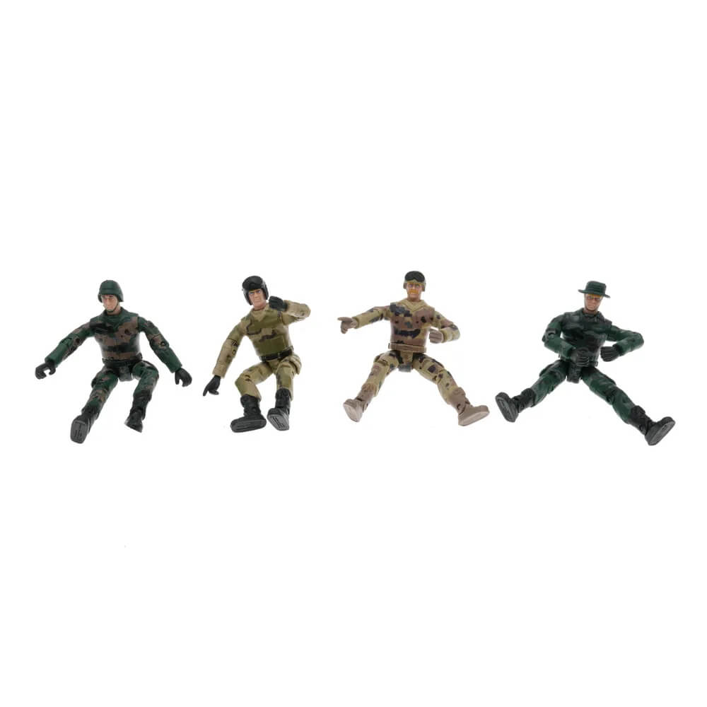 4-Piece Scale Driver Figure Set for 1/12 and 1/16 RC Crawlers