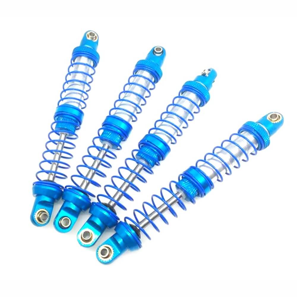 4x RC Rock Crawler Blue Colour Metal Shock Absorbers