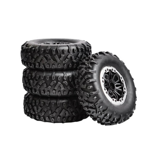 64mm Soft Tire Wheel Set for MN Models & WPL RC Rock Crawlers