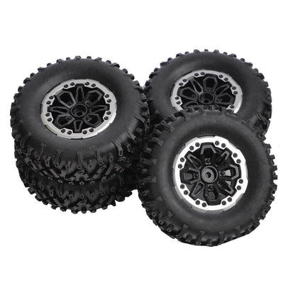 64mm Soft Tire Wheel Set for MN Models & WPL RC Rock Crawlers