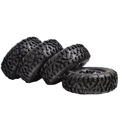 64mm Soft Tire Wheel Set for MN Models & WPL RC Rock Crawlers