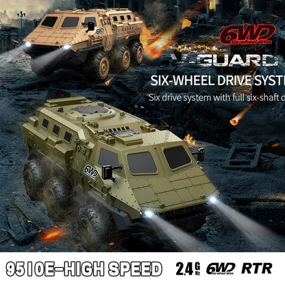 6WD 1:16 Armoured RC Military Tank Transport Truck