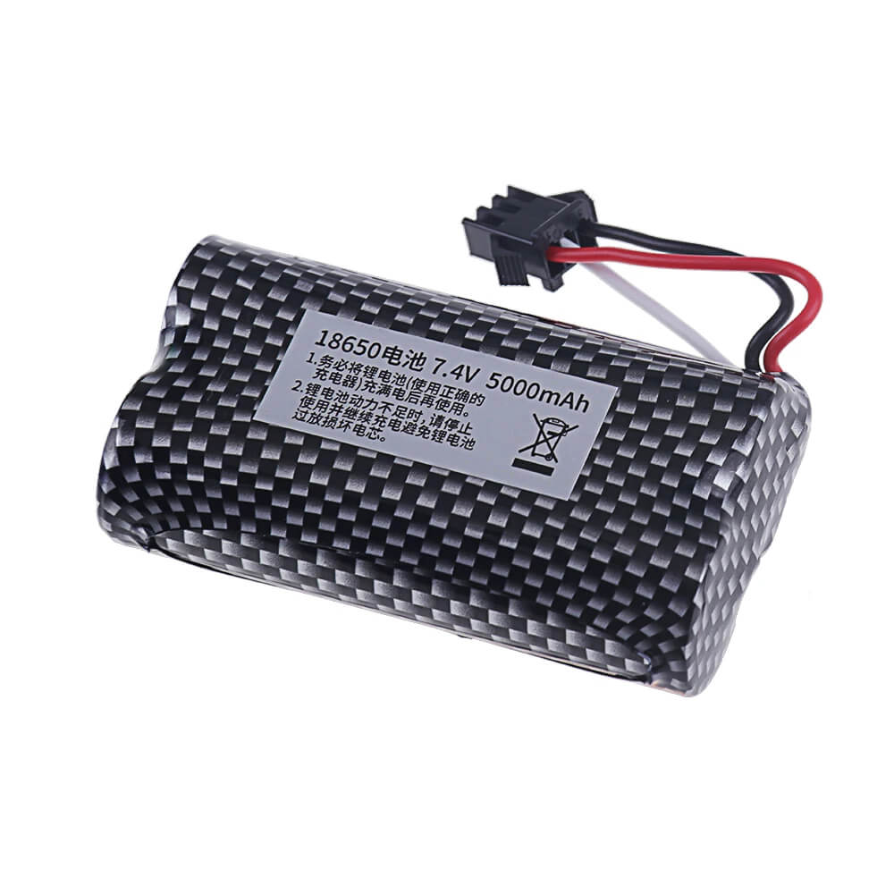 7.4V 5000mah Battery for MN78, MN82, MN128 RC Rock Crawlers