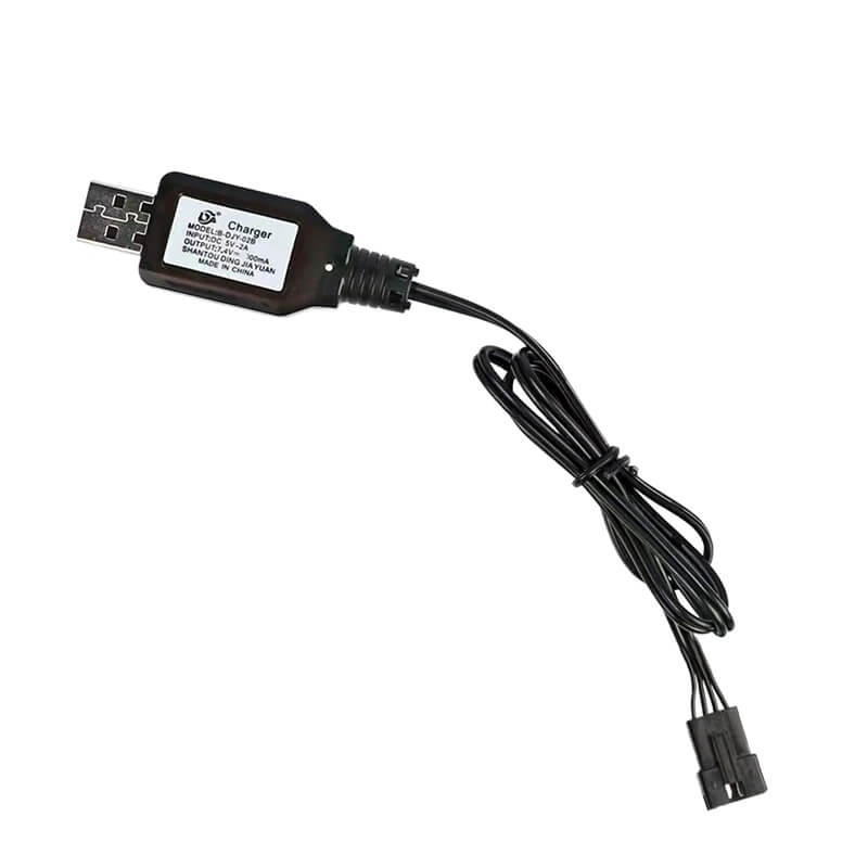7.4V SM-4P Li-ion Battery USB Charger