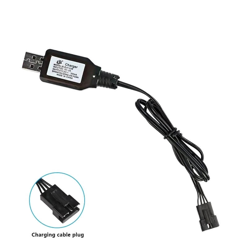 7.4V SM-4P Li-ion Battery USB Charger
