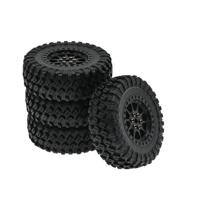 70mm Soft Tire Wheel Set for MN Models 1/12 RC Rock Crawlers