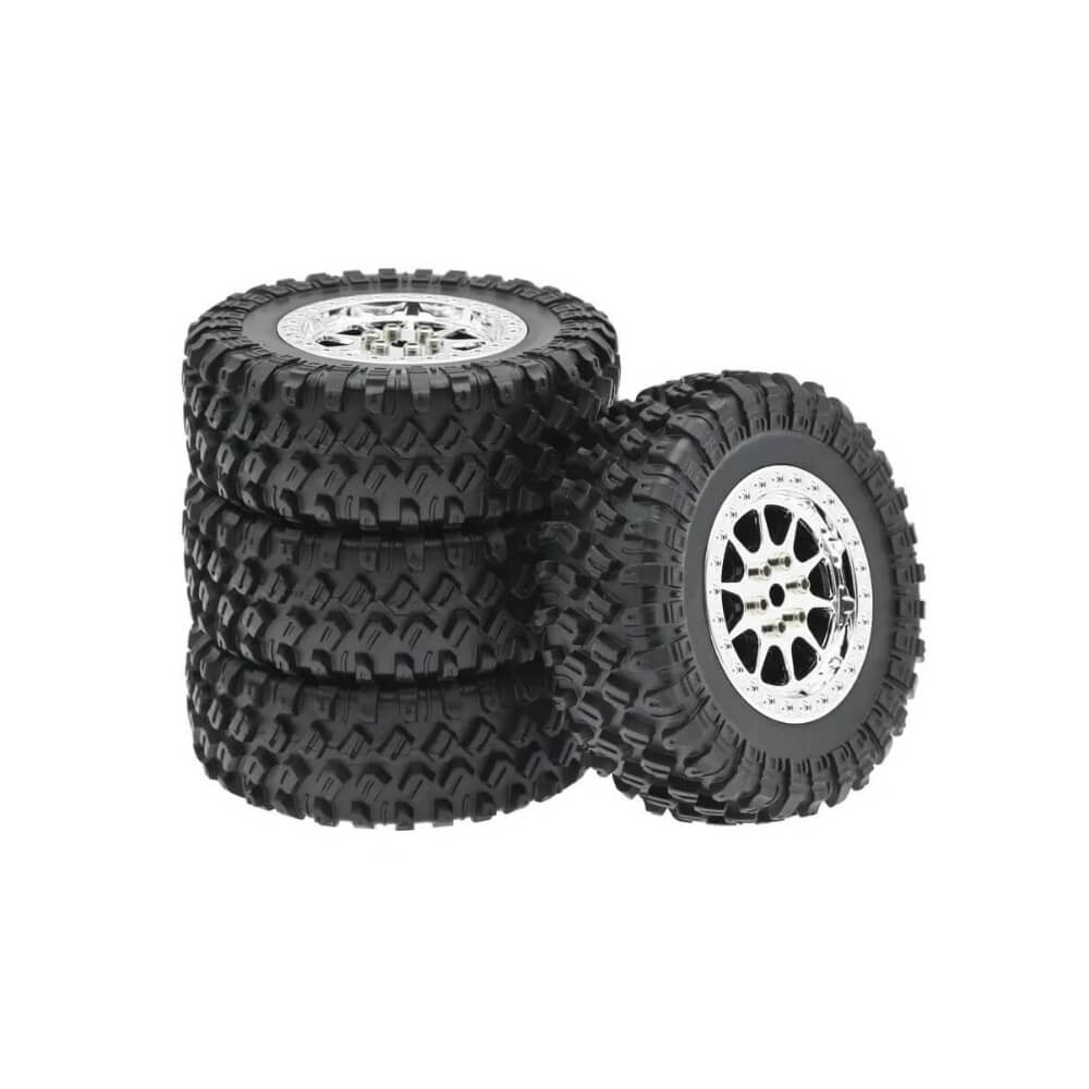 70mm Soft Tire Wheel Set for MN Models 1/12 RC Rock Crawlers