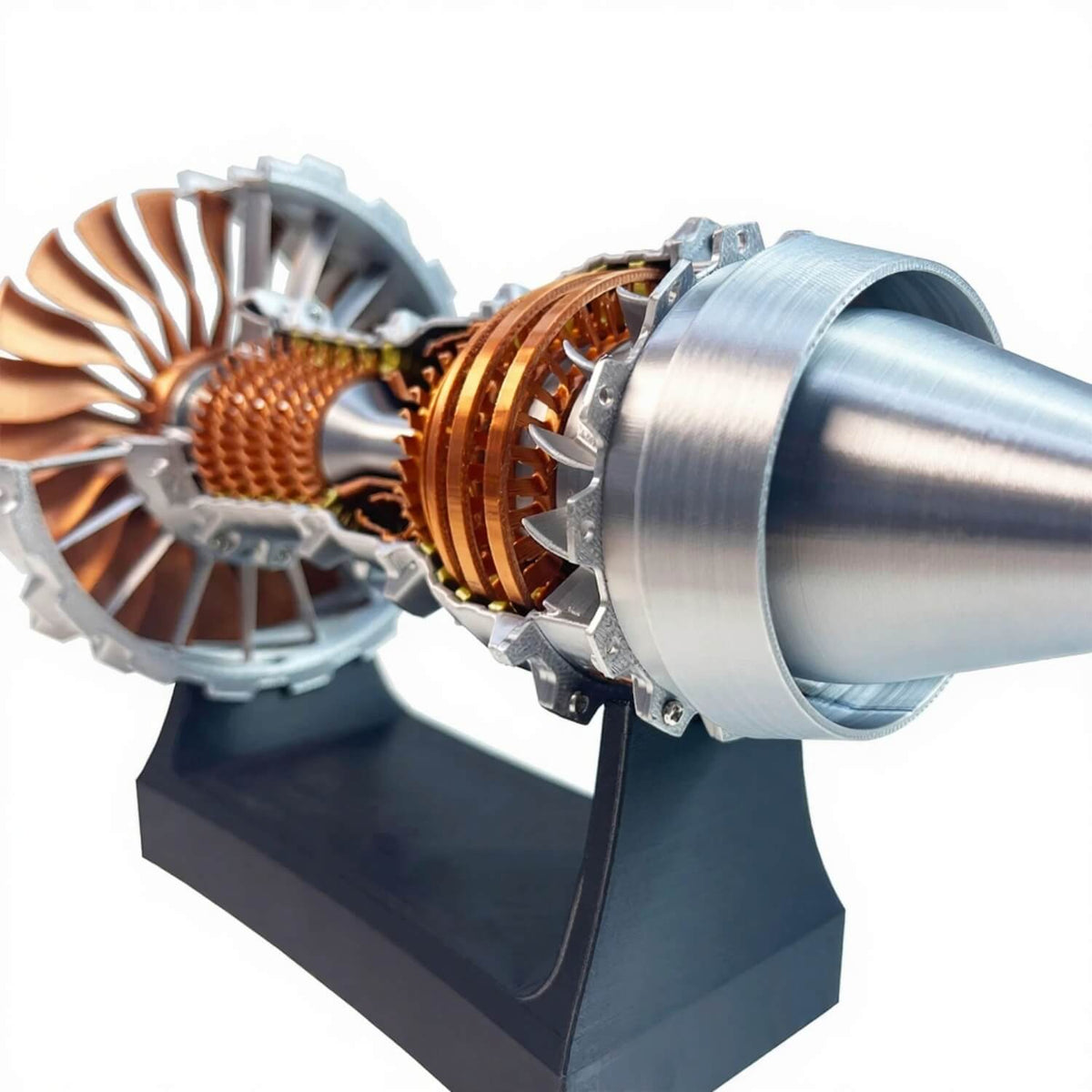 Thewasc Modèle Moteur Turbine Avion – Maquette Réaliste à Assembler, Pièces Mobiles, Éducation Scientifique STEM Pour Enfants Et Adultes