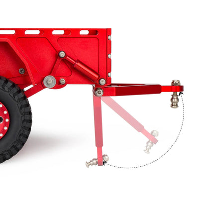 Aluminum Trailer for 1/18 Scale RC Crawlers