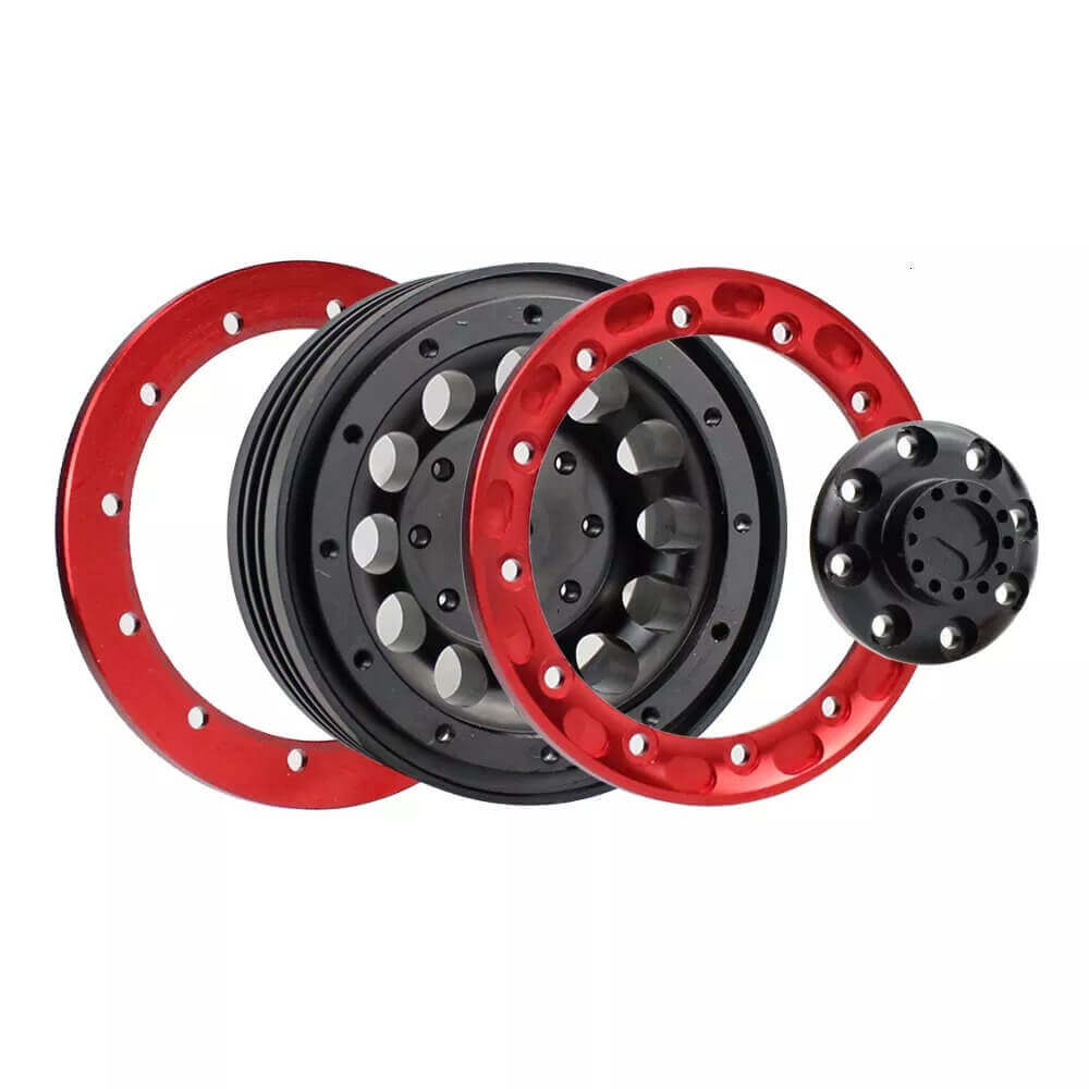 Aluminum Alloy 1.9" Beadlock Rims for 1/10 RC Rock Crawler