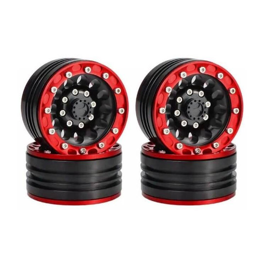 Aluminum Alloy 1.9" Beadlock Rims for 1/10 RC Rock Crawler