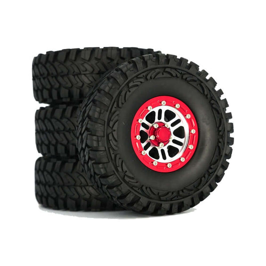 1.9" Beadlock Rim & Tire Set for 1/10 RC Rock Crawler