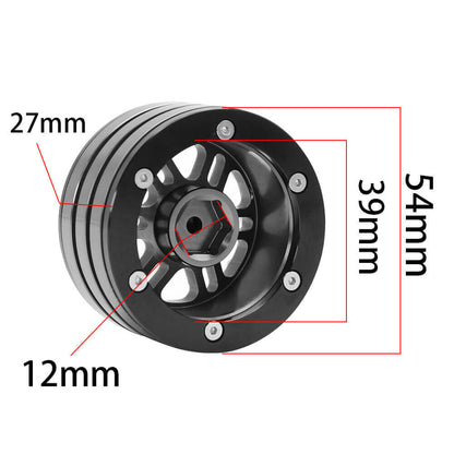 1.9" Beadlock Rim & Tire Set for 1/10 RC Rock Crawler