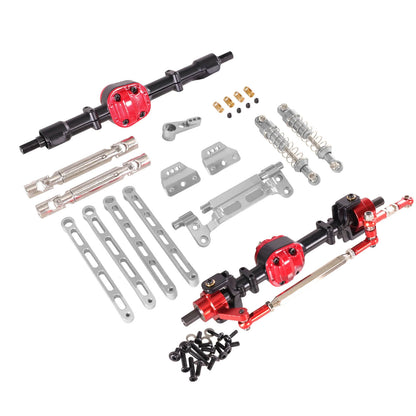 Front & Rear Metal Upgrade Assembly Kit for MN Model LC79 MN82 MN78 RC Crawler