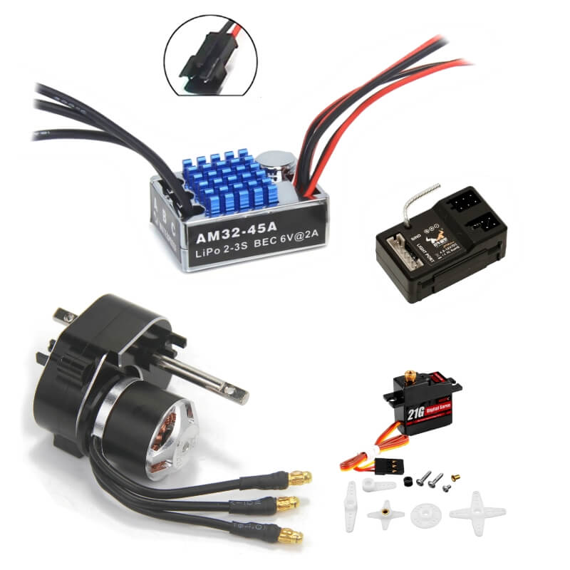 Brushless Conversion Kit for MN78 / MN82 / MN99S / MN168 RC Crawlers