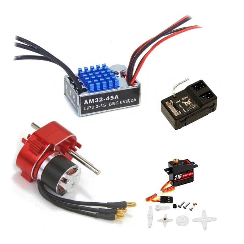 Brushless Conversion Kit for MN78 / MN82 / MN99S / MN168 RC Crawlers