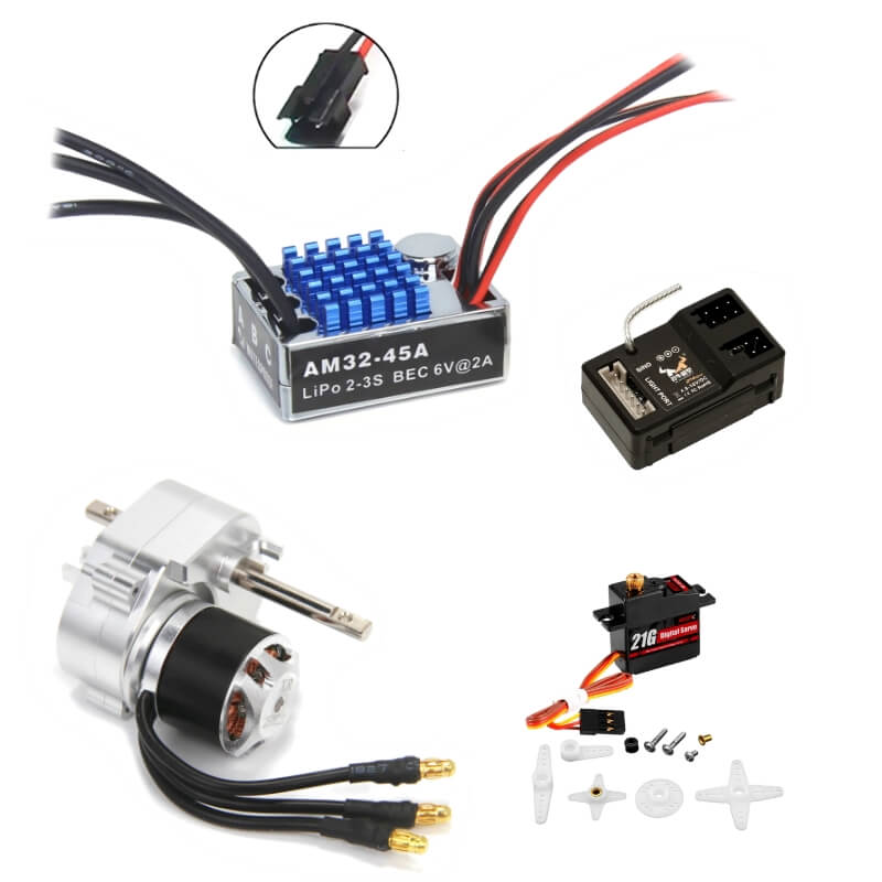 Brushless Conversion Kit for MN78 / MN82 / MN99S / MN168 RC Crawlers
