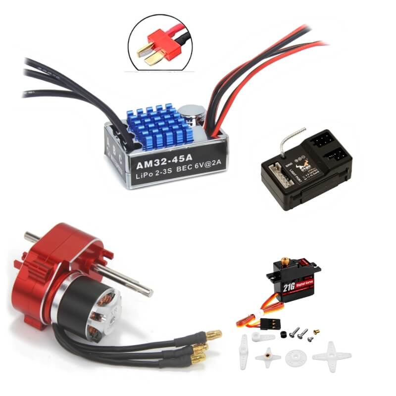 Brushless Conversion Kit for MN78 / MN82 / MN99S / MN168 RC Crawlers