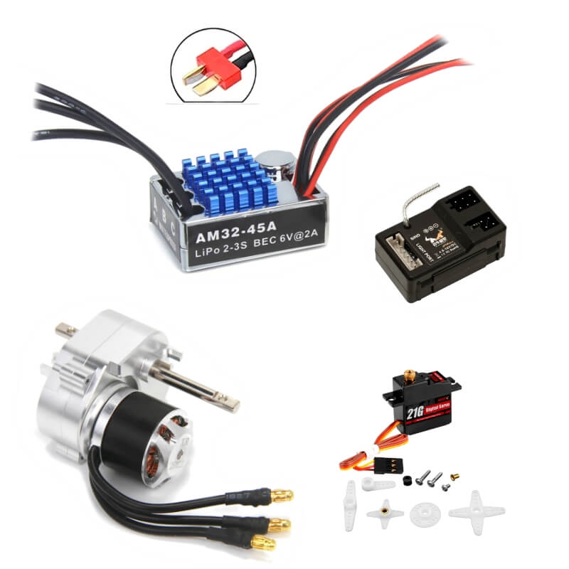 Brushless Conversion Kit for MN78 / MN82 / MN99S / MN168 RC Crawlers