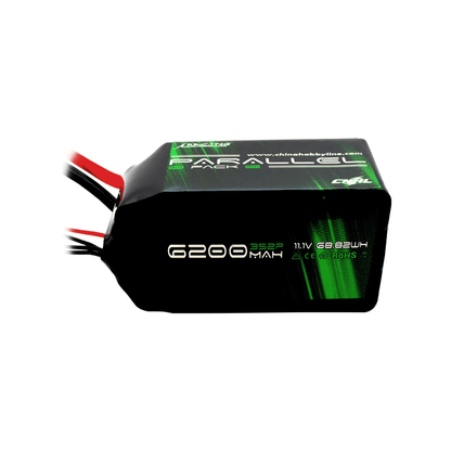 CNHL 6200mAh 3S 11.1V 90C Shorty Lipo Battery with 8AWG Copper Wire