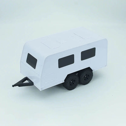 Dual Axle Caravan RV Trailer for 1/18 RC Crawlers