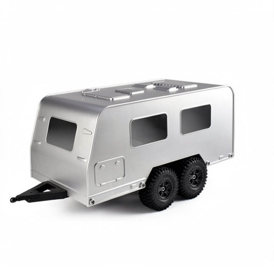 Dual Axle Caravan RV Trailer for 1/18 RC Crawlers