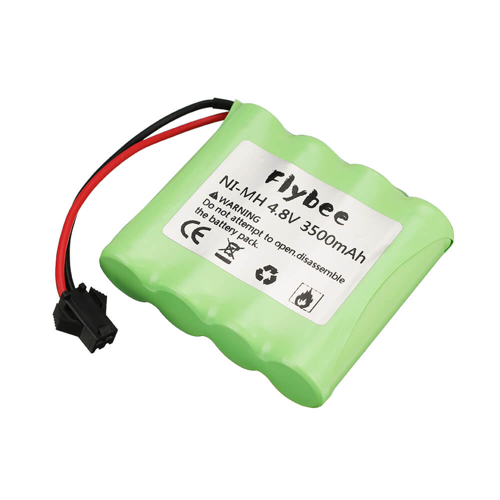 Flybee 3500mAh 4.8V Rechargeable NiMH Battery Pack