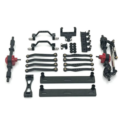 Front & Rear Axle Metal Upgrade Kit for WPL C64-1 RC Rock Crawler