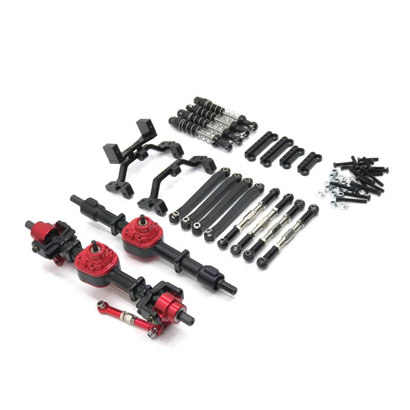 Front & Rear Metal Upgrade Assembly Kit for MN Model RC Rock Crawlers ...