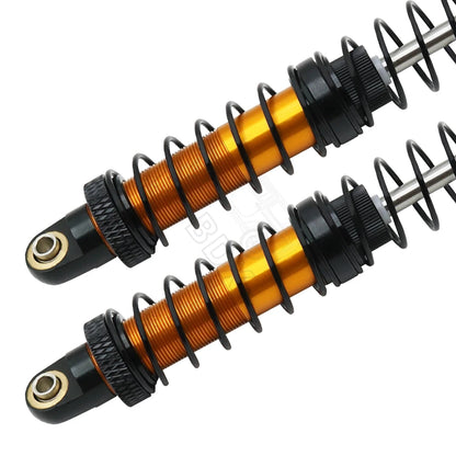 4x RC Rock Crawler Gold Colour Metal Shock Absorbers