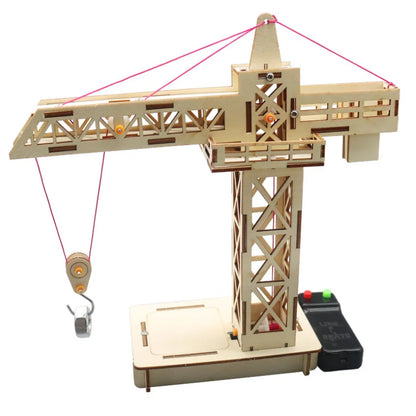 DIY Remote Control Tower Lifting Crane Model Kit