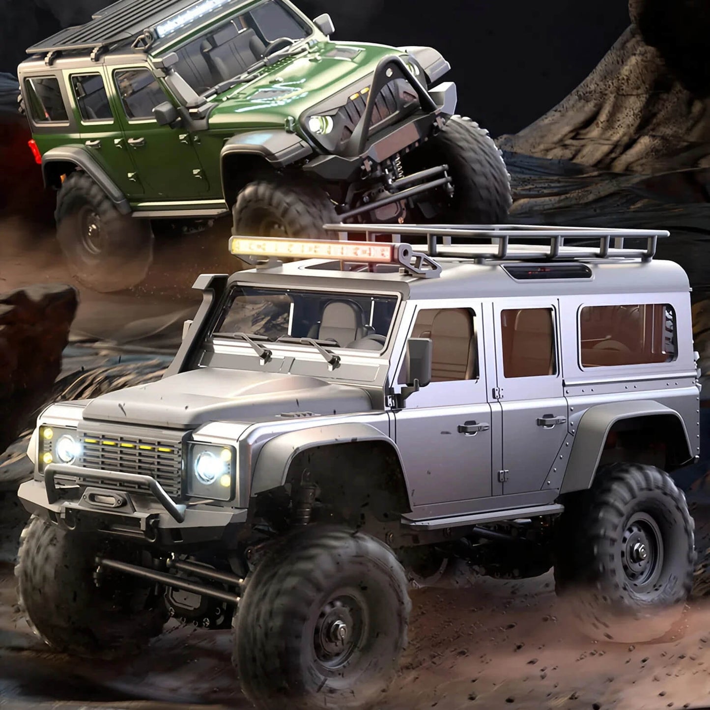 HB R1607 R1608 R1609 RC 1/16 4WD Off-Road Crawler