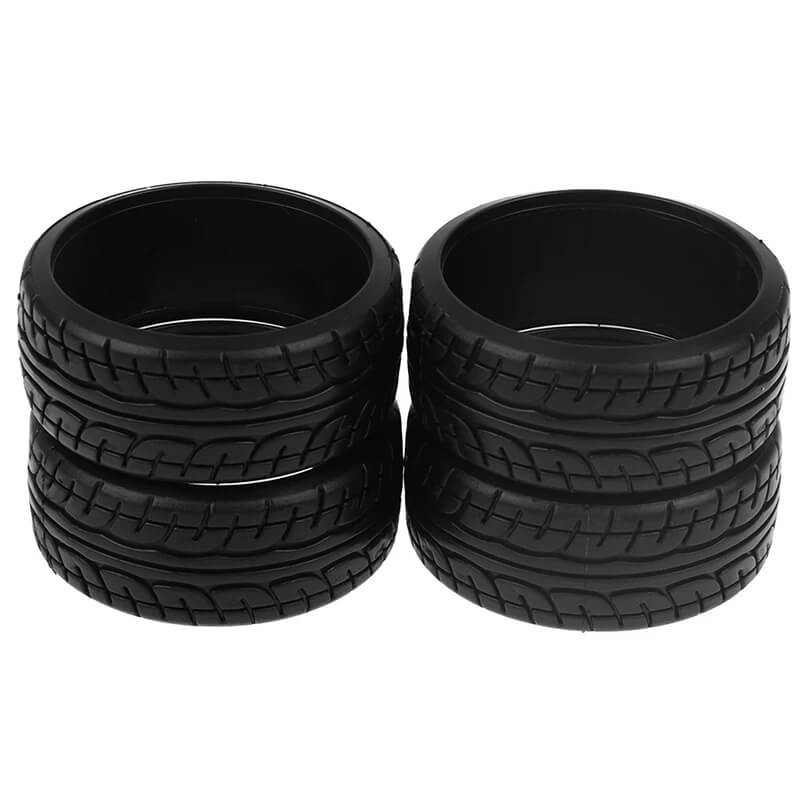 Hard Plastic Drift Tires for 1/10 RC Car