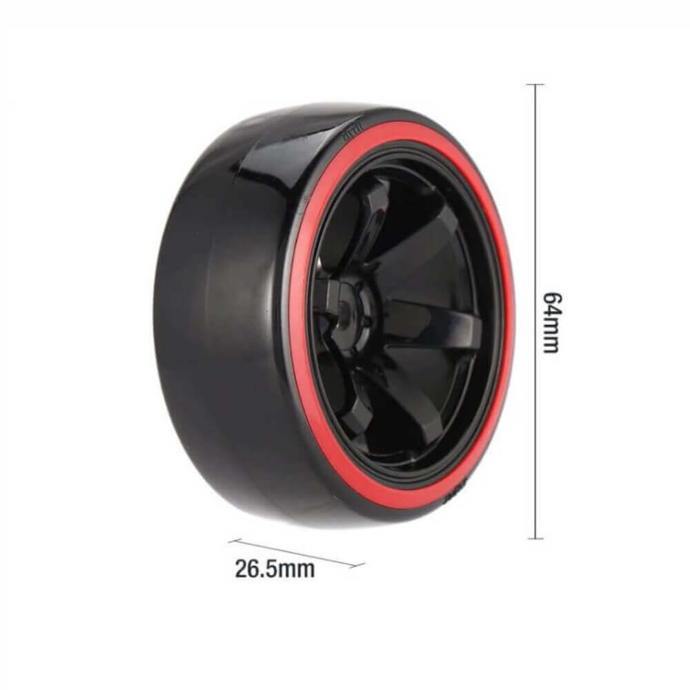 Hard Plastic Drifting Wheels for 1/10 RC Drift Cars