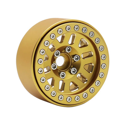 Heavy Brass 1.9 Inch Beadlock Wheel Rim Hub for 1/10 RC Rock Crawler