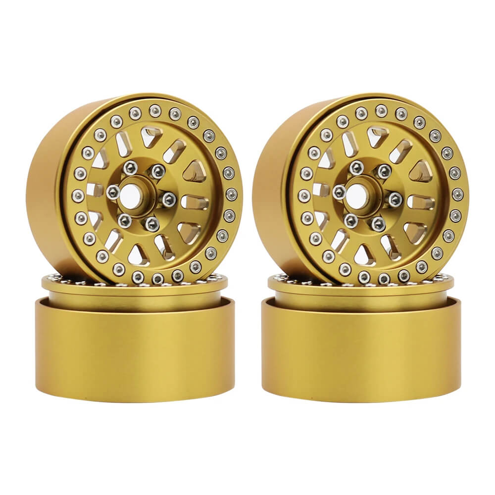 Heavy Brass 1.9 Inch Beadlock Wheel Rim Hub for 1/10 RC Rock Crawler