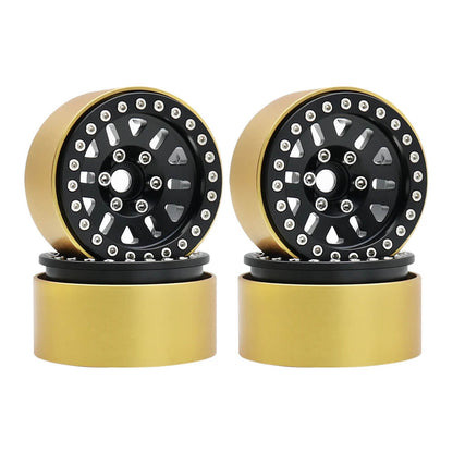 Heavy Brass 1.9 Inch Beadlock Wheel Rim Hub for 1/10 RC Rock Crawler